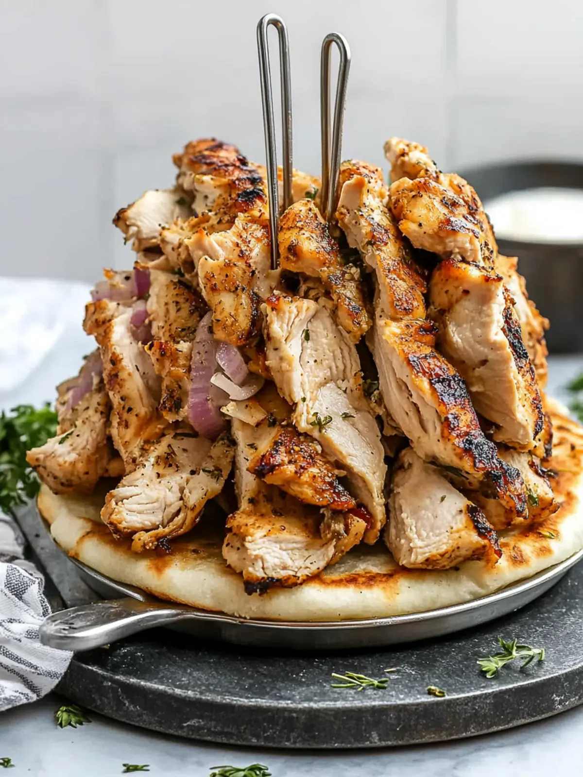 Delicious Greek Chicken Gyros Made Easy at Home 2 Greek Chicken Gyros