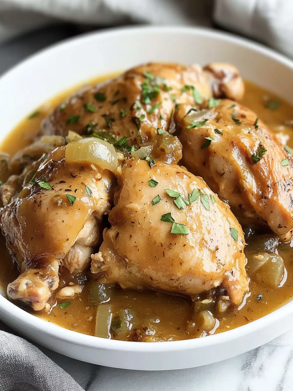 Slow Cooker Smothered Chicken: Comfort Food Made Easy 4 Slow Cooker Smothered Chicken