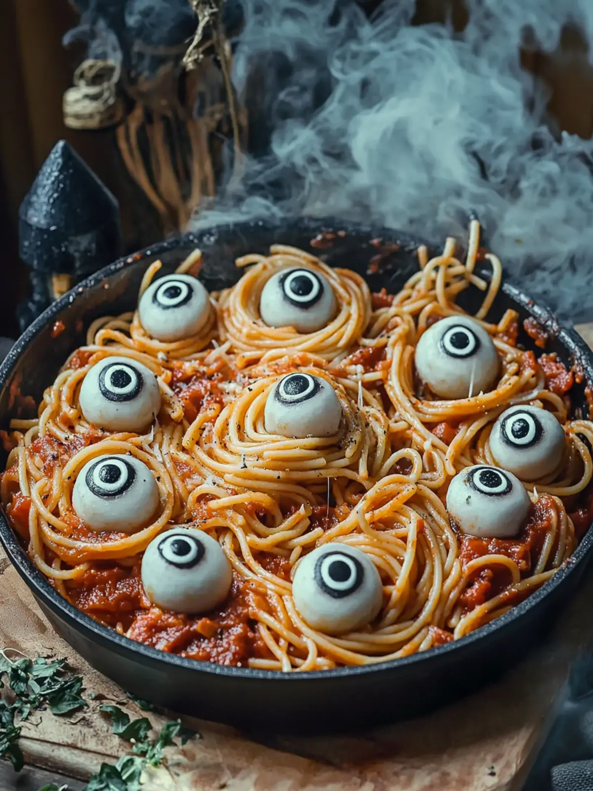 Spooky Spaghetti & Eyeballs: A Fun Family Dinner Delight 2 Spooky Spaghetti & Eyeballs