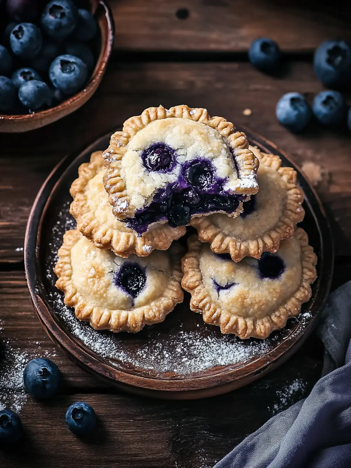 Blueberry Pie Cookies