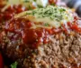 Easy Italian Meatloaf with Cheesy Marinara Delight