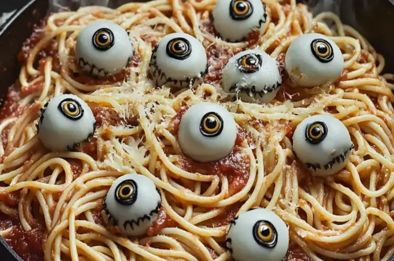 Spooky Spaghetti & Eyeballs