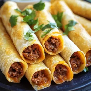 Crispy Beef Taquitos: Homemade Delight You’ll Love 9 Beef Taquitos