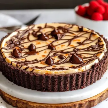 Cream Cheese Brownie Tart