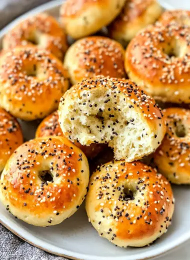 Air Fryer Mini Bagels