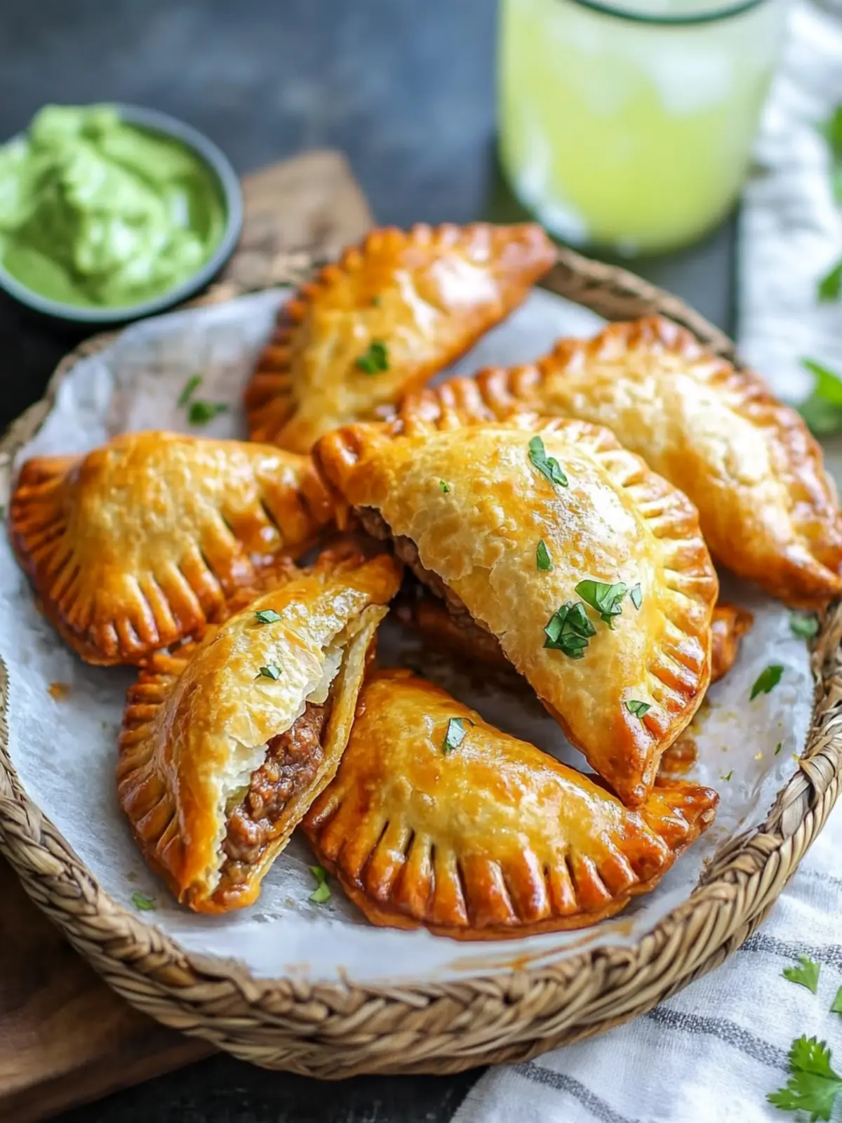 Spicy Argentinian Beef Empanadas