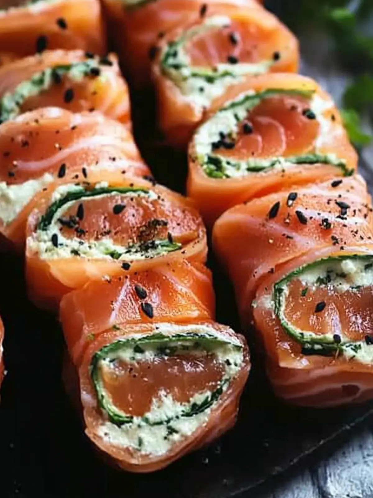 Savory Smoked Salmon Roll Ups: Quick Keto Appetizer Delight 3 Smoked Salmon Roll Ups