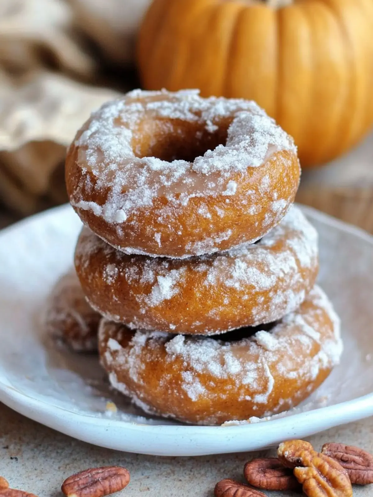 Vegan Pumpkin Spice Protein Donuts Perfect for Fall Indulgence 4 Vegan Pumpkin Spice Protein Donuts