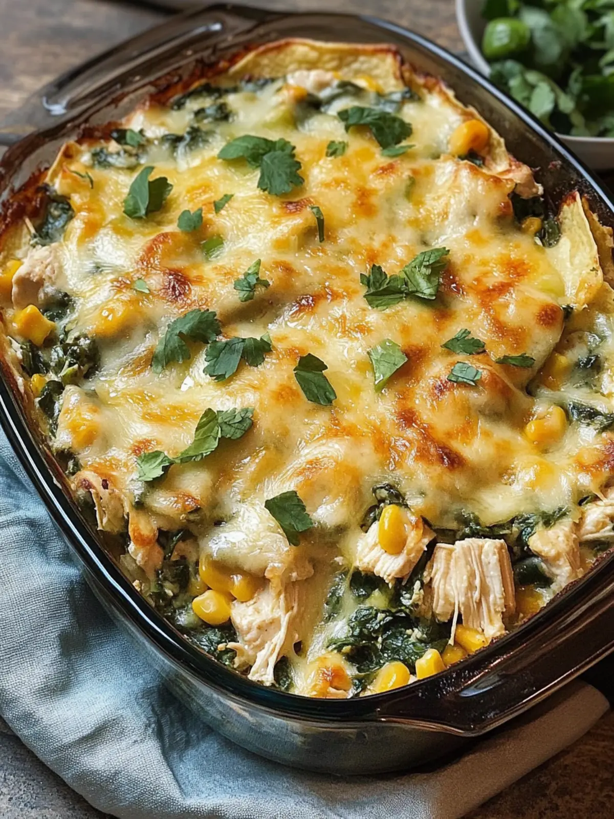 Delicious Chicken Tortilla Spinach Casserole for Easy Meals 2 Chicken Tortilla Spinach Casserole