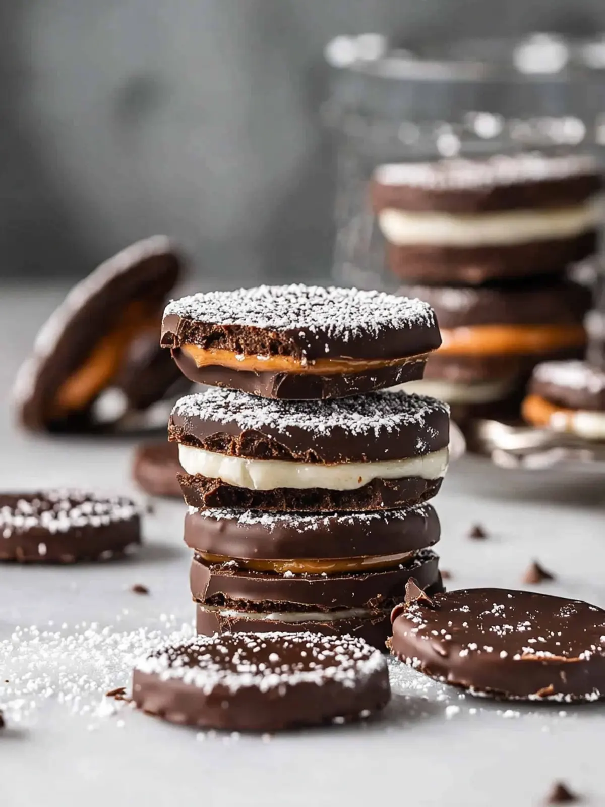 Chocolate Alfajores: Decadent Cookies with Sweet Dulce de Leche 5 Chocolate Alfajores