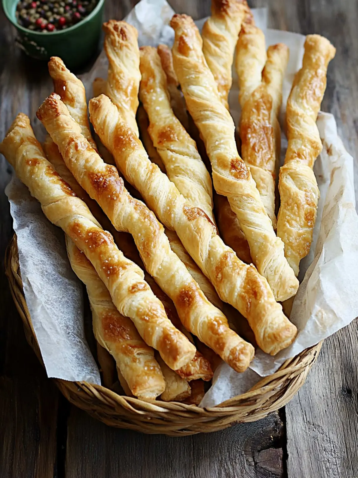 Savory Puff Pastry Sticks: Quick Bacon-Cheese & Pesto Treats 5 Puff Pastry Sticks