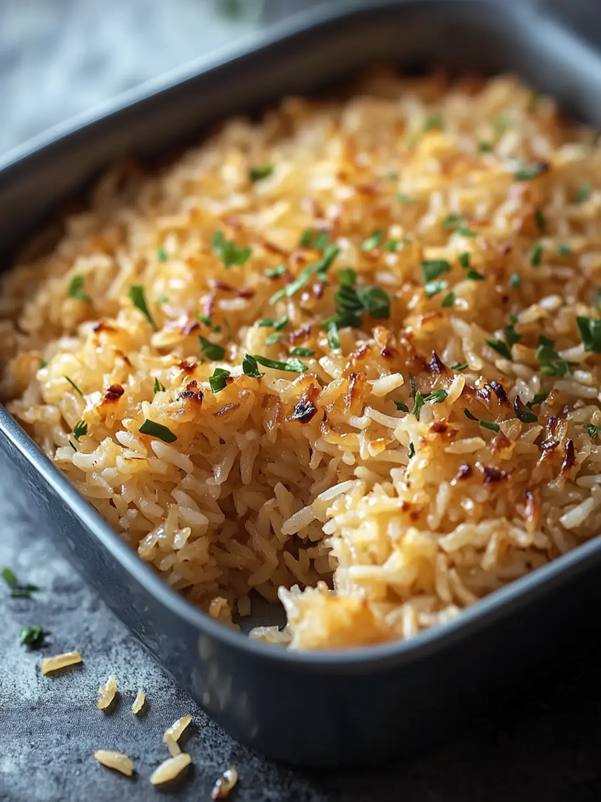 Baked French Onion Rice