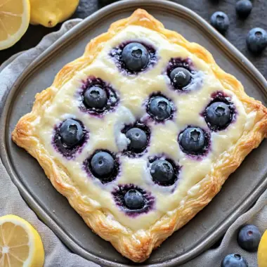 Lemon Blueberry Cream Cheese Danish