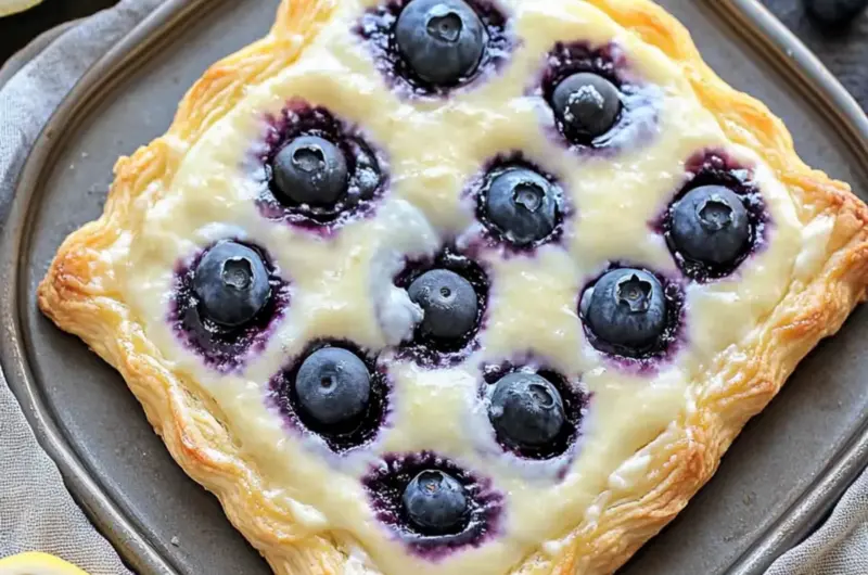 Lemon Blueberry Cream Cheese Danish