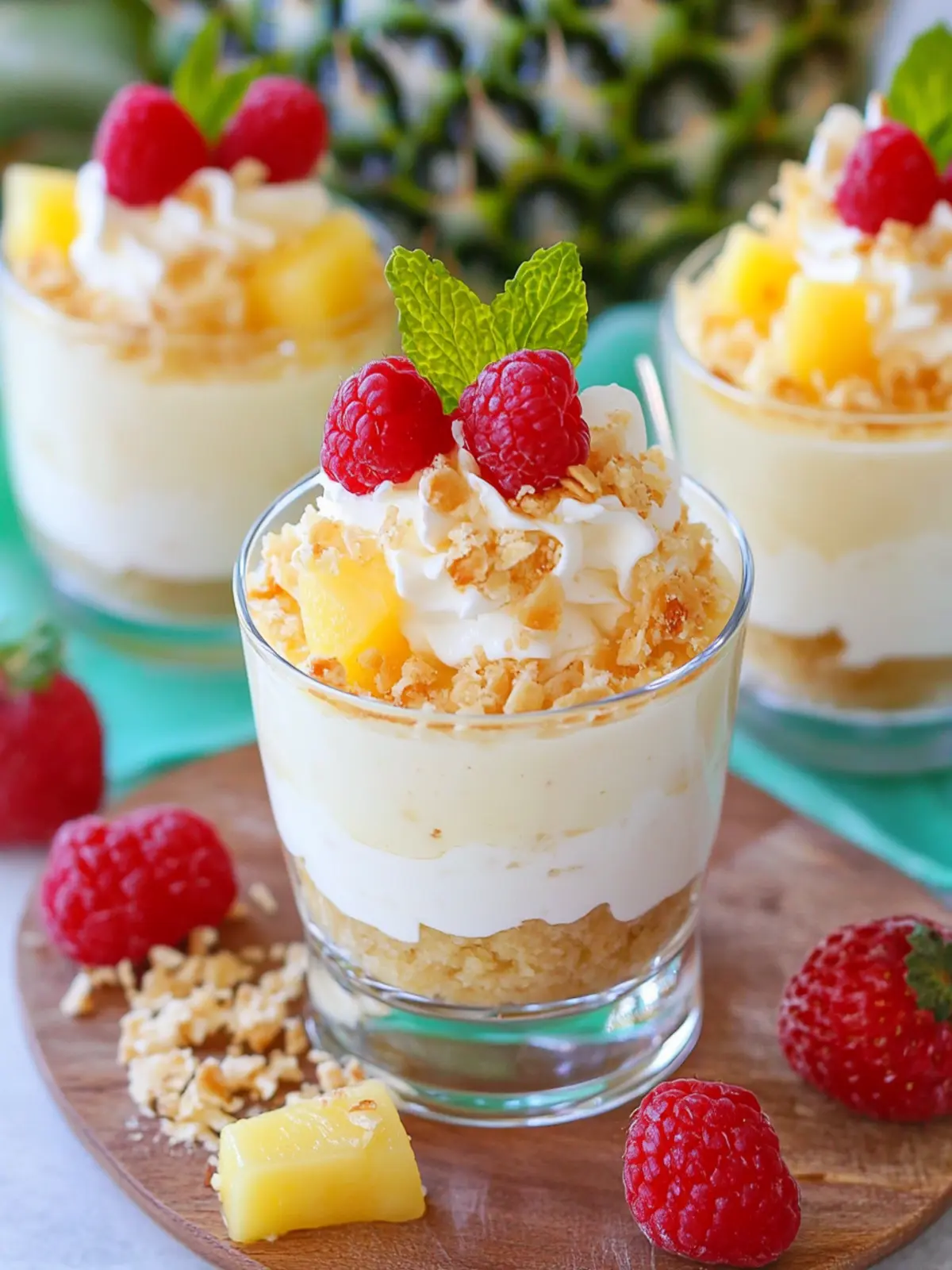 Pina Colada Cheesecake Mousse That'll Brighten Your Day 4 Pina Colada Cheesecake Mousse