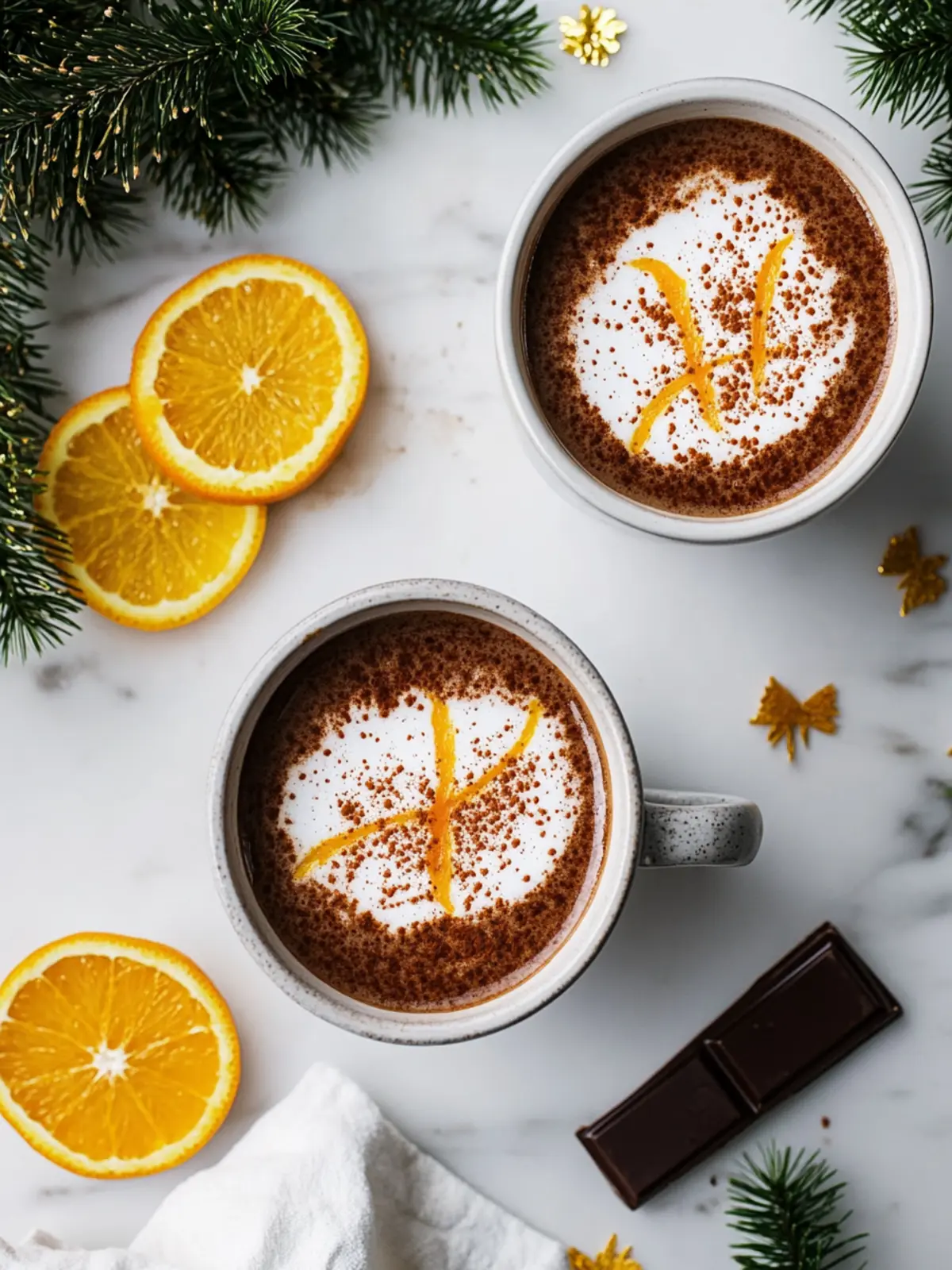 VEGAN ORANGE HOT CHOCOLATE