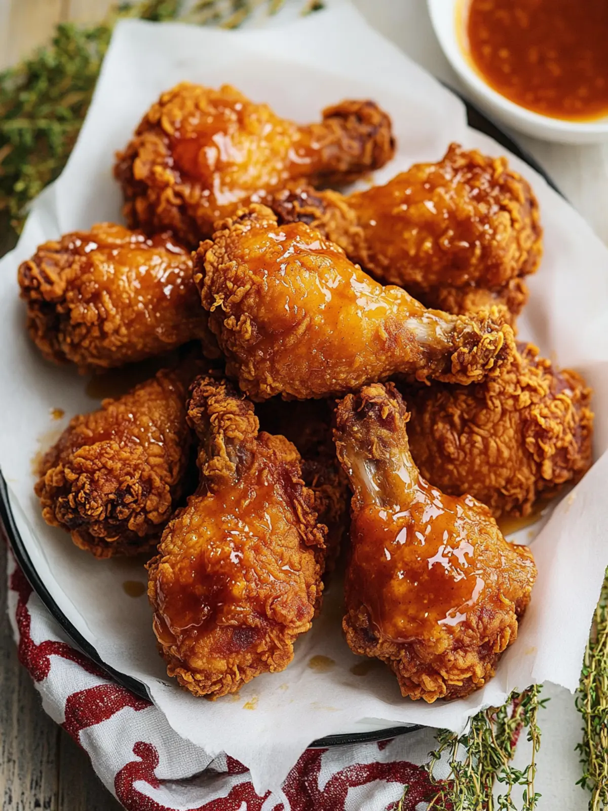 Crispy Southern Hot Honey Fried Chicken