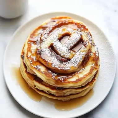 Cinnamon Roll Pancakes
