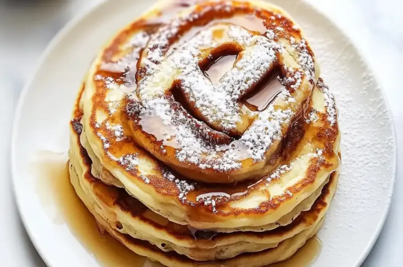 Cinnamon Roll Pancakes
