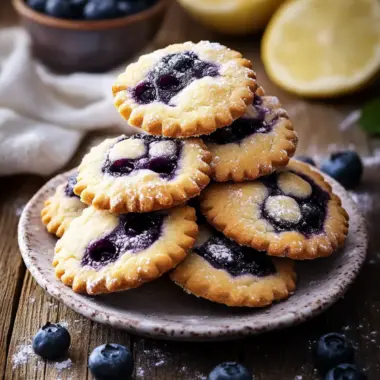 Blueberry Pie Cookies