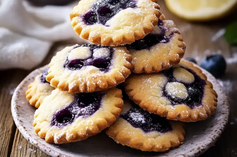 Blueberry Pie Cookies