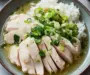 Savory Poached Chicken with Ginger Scallion Sauce Delight