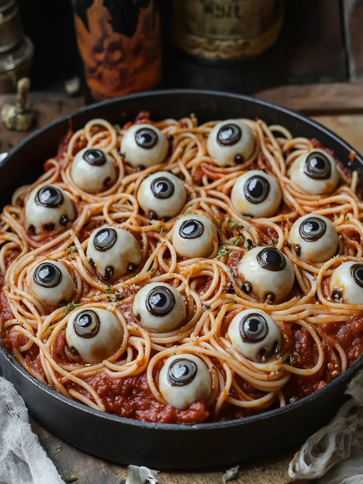Spooky Spaghetti & Eyeballs: A Fun Family Dinner Delight 4 Spooky Spaghetti & Eyeballs