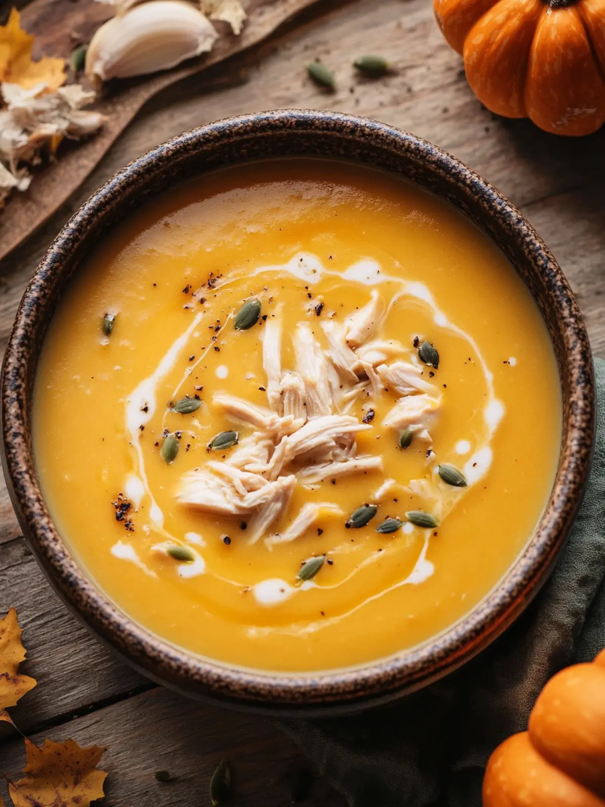 Creamy Pumpkin Chicken Soup for Cozy Fall Nights 3 Creamy Pumpkin Chicken Soup
