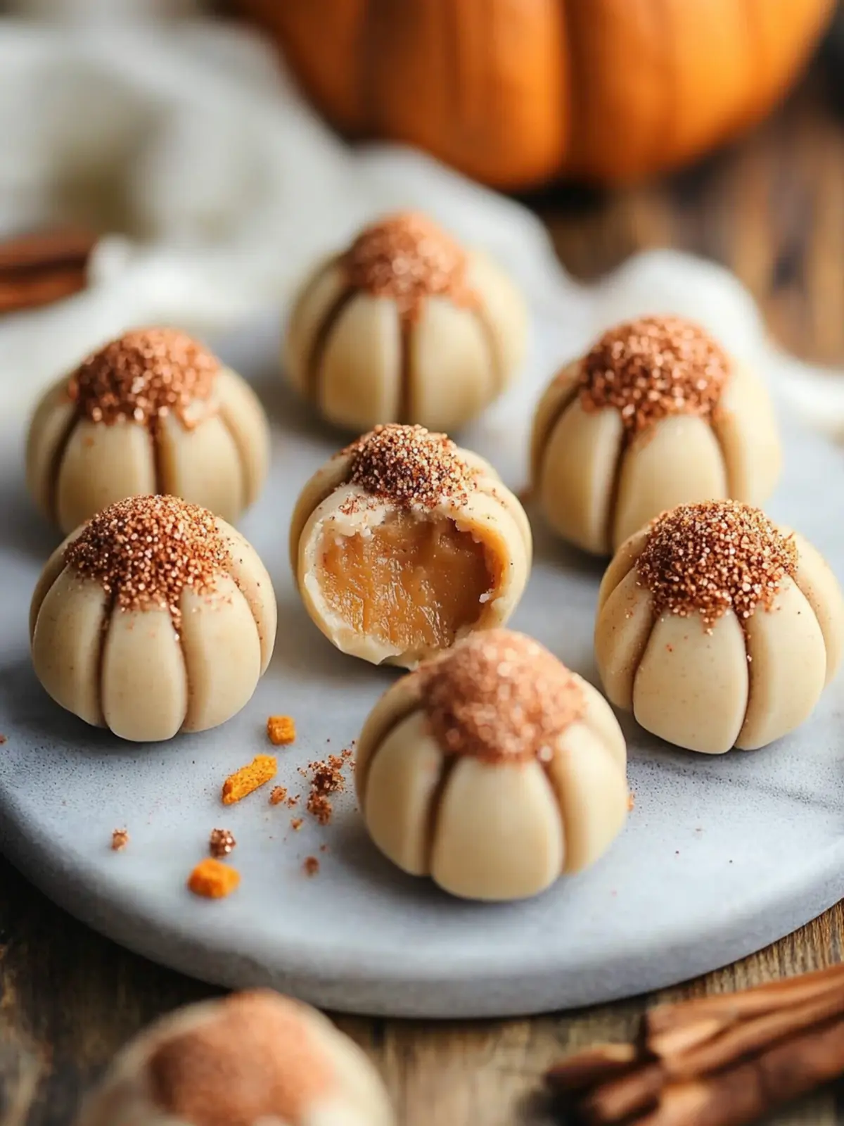 Pumpkin Cheesecake Truffles That'll Make You Smile 4 Pumpkin Cheesecake Truffles