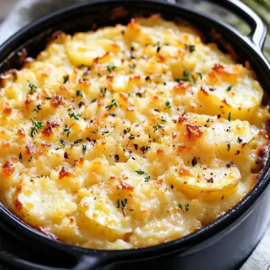 Slow Cooker Velvet Potato Bake
