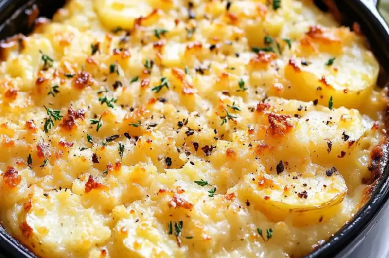 Slow Cooker Velvet Potato Bake