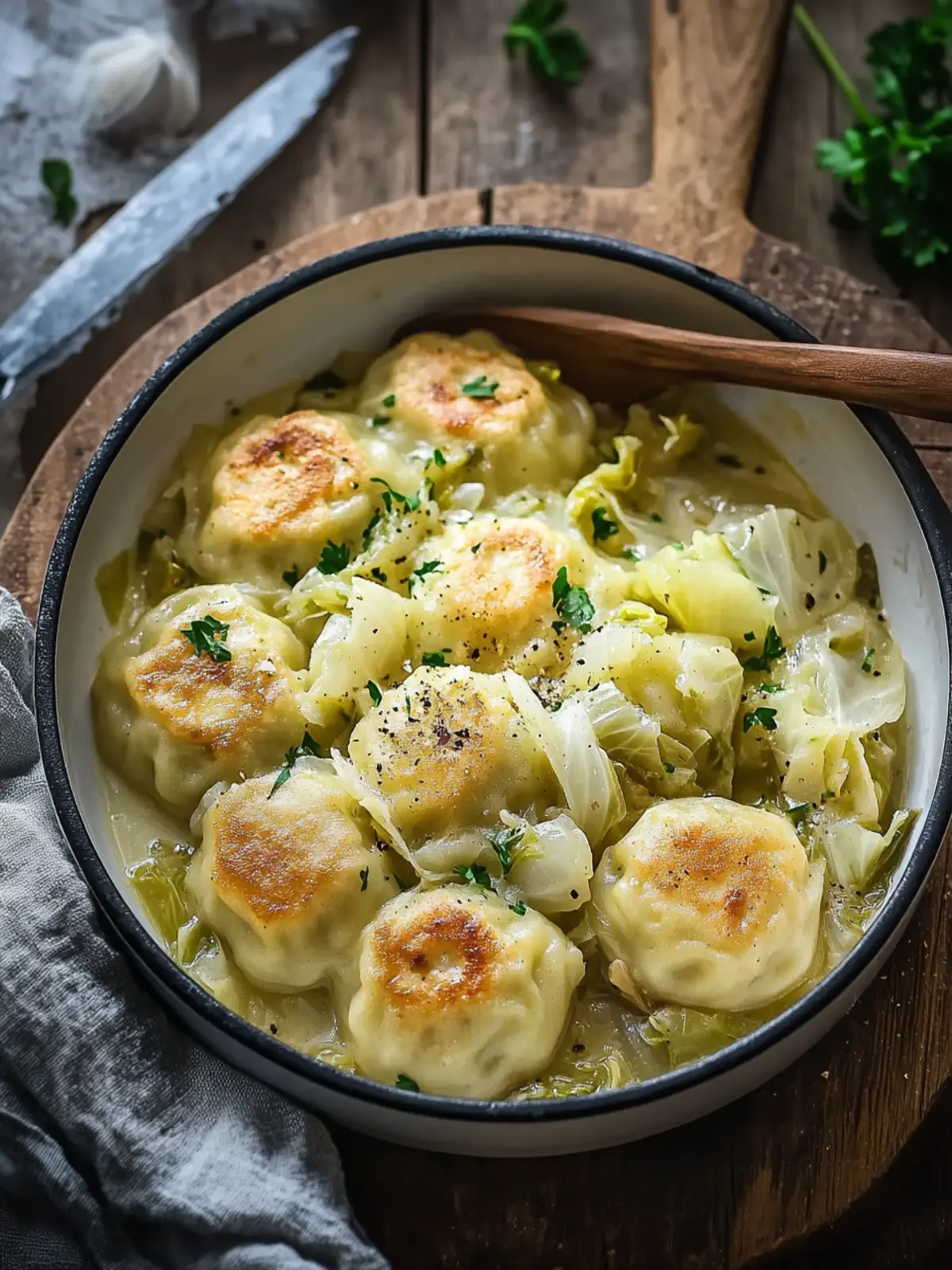 German Cabbage and Dumplings: Cozy Flavor in One Pot 3 German Cabbage and Dumplings