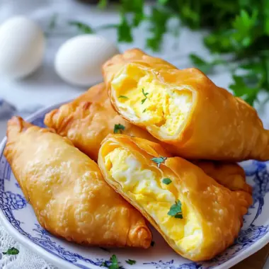 Cheesy Egg & Cheese Piroshki