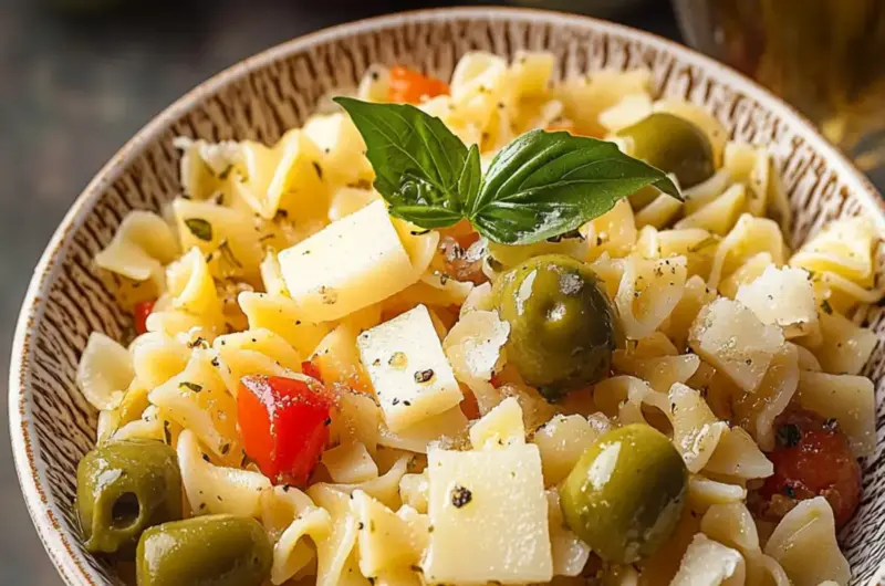 Dirty Martini Pasta Salad