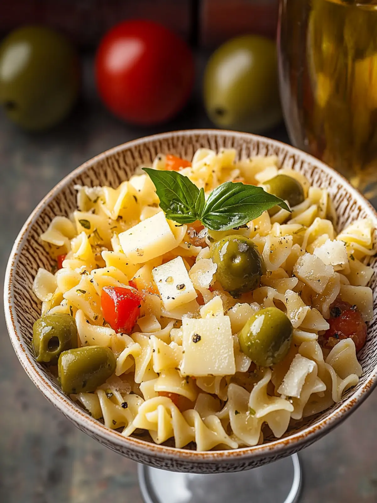 Dirty Martini Pasta Salad