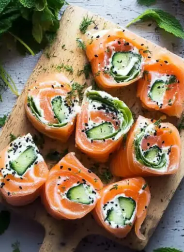 Smoked Salmon Roll Ups