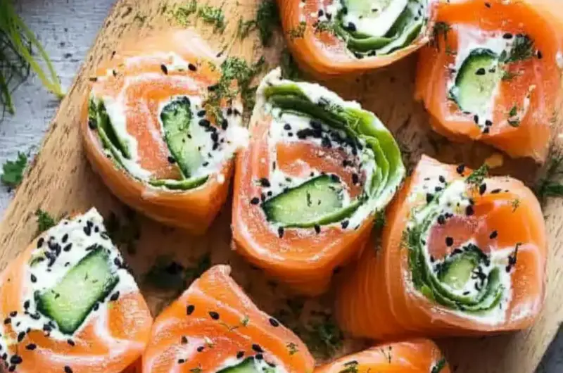 Smoked Salmon Roll Ups