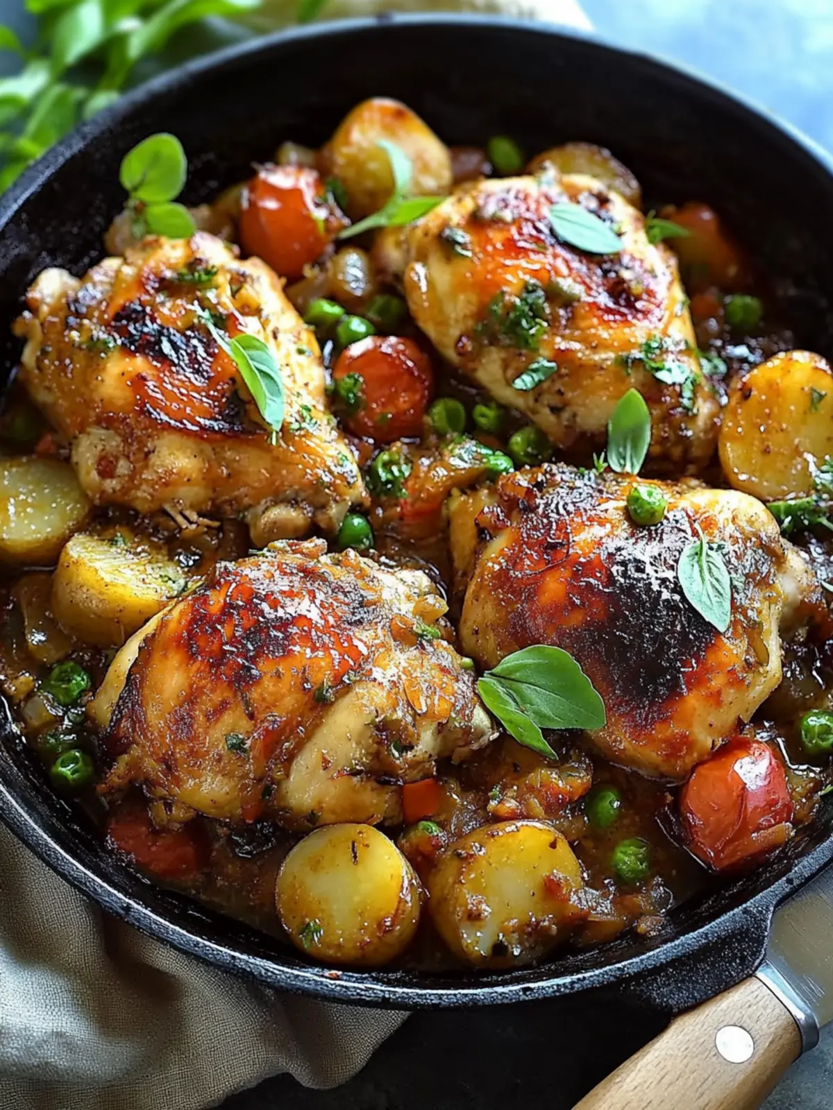 Mouthwatering Chicken Vesuvio: Easy One-Pot Wonder Recipe 2 Chicken Vesuvio