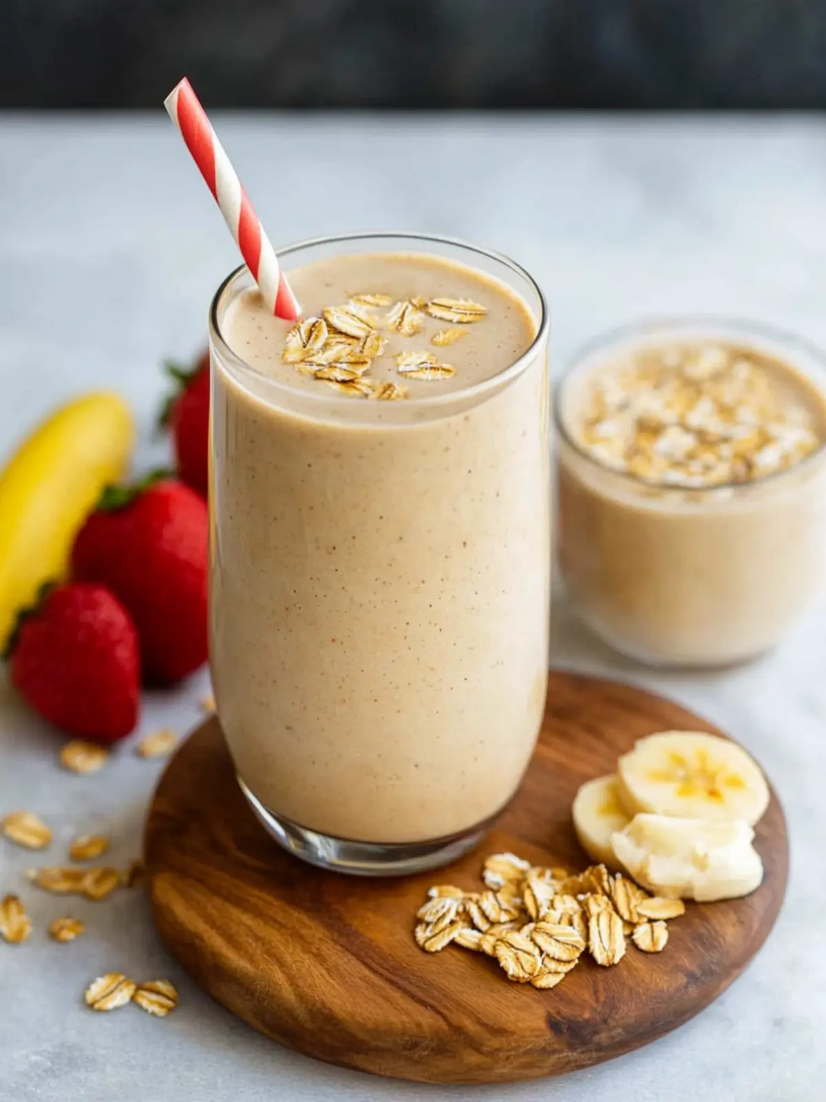 Peanut Butter Oatmeal Smoothie for a Energizing Morning Treat 4 Peanut Butter Oatmeal Smoothie