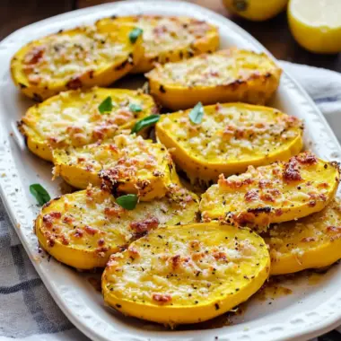 Savor the Creamy Delight of Parmesan Baked Yellow Squash 9 Parmesan Baked Yellow Squash
