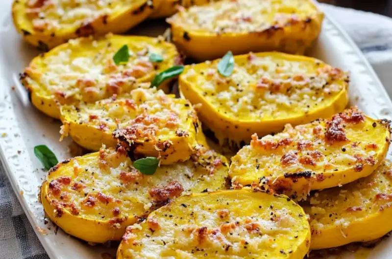 Parmesan Baked Yellow Squash