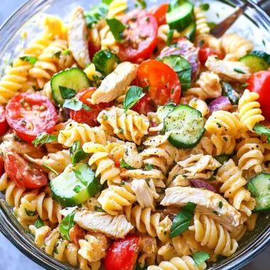 Chicken Pasta Salad
