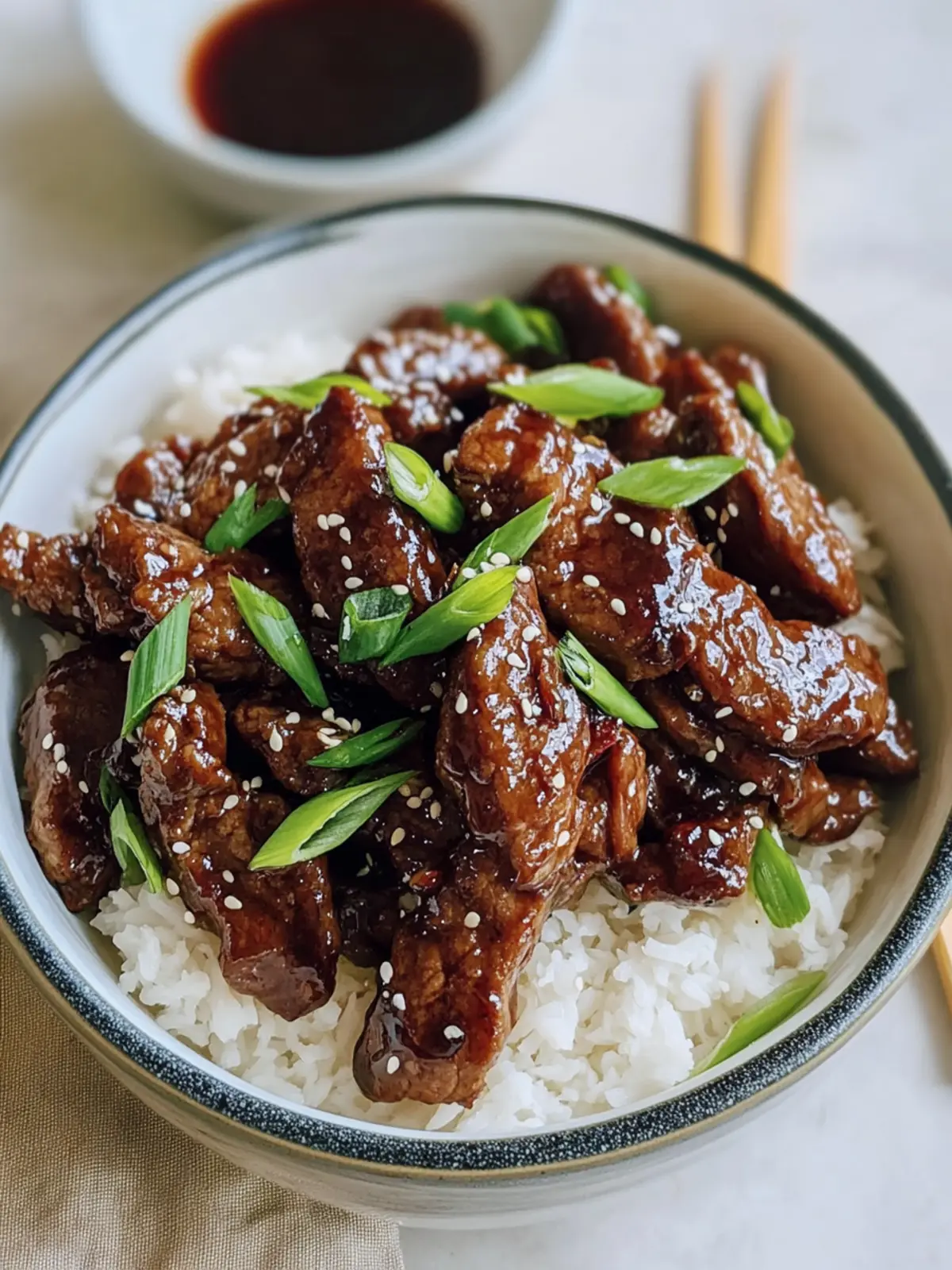Savory Mongolian Beef: A Flavor-Packed Stir-Fry Delight 4 Mongolian Beef