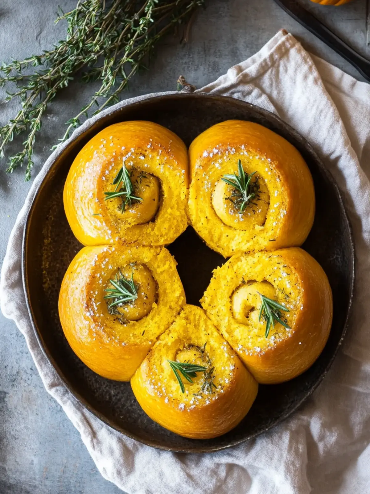 Rosemary Pumpkin Rolls: A Cozy Holiday Delight You’ll Love 2 Rosemary Pumpkin Rolls