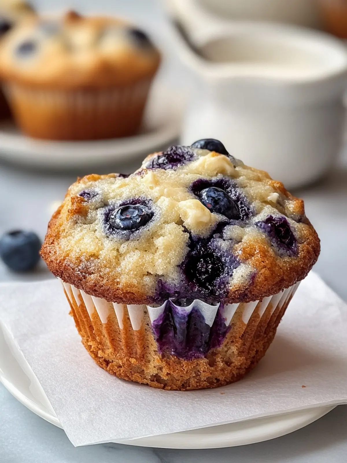 Bakery-Style Blueberry Cream Cheese Muffins You’ll Love 4 Bakery-Style Blueberry Cream Cheese Muffins