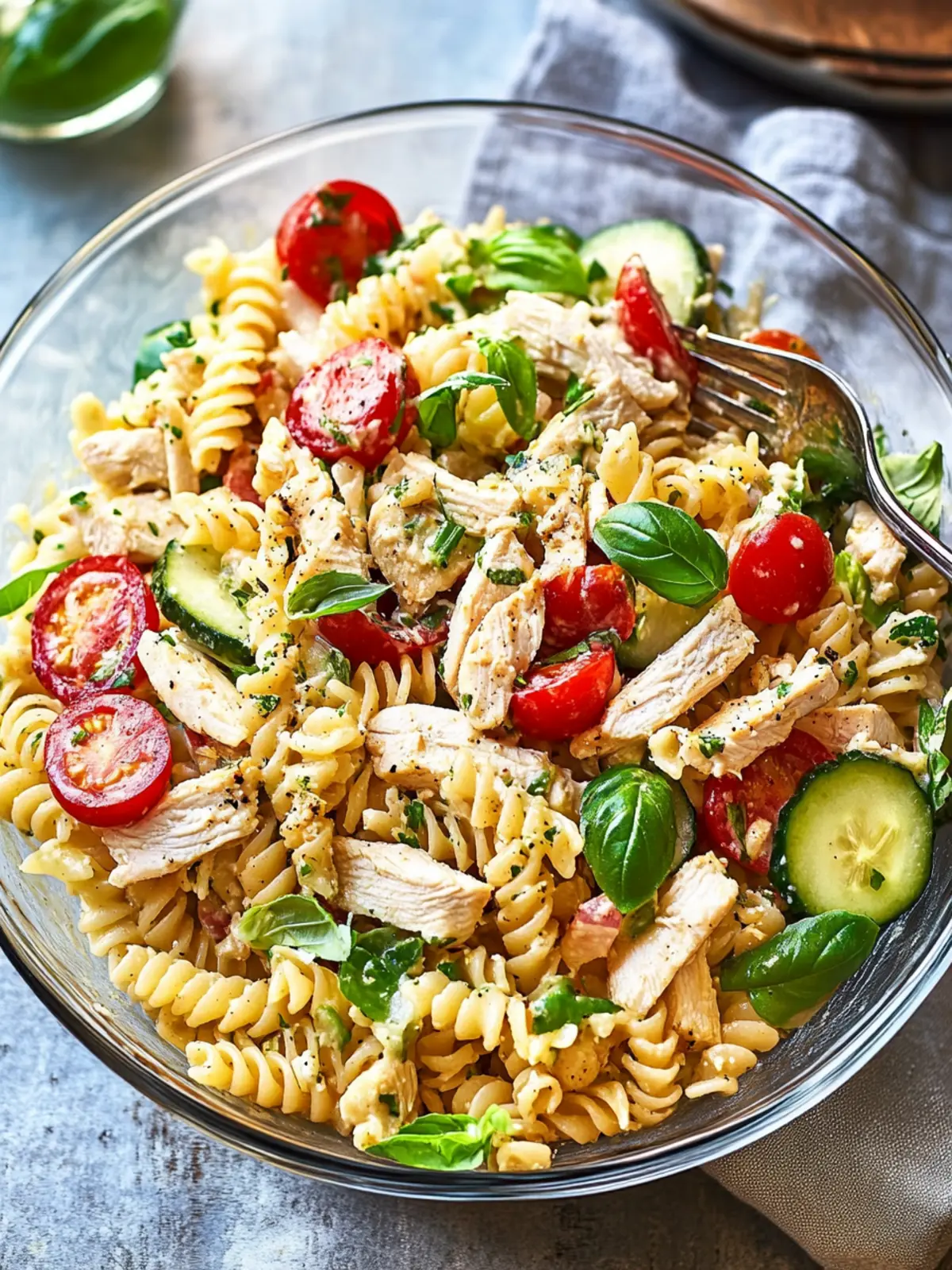 Delicious Chicken Pasta Salad with Avocado You’ll Love 3 Chicken Pasta Salad