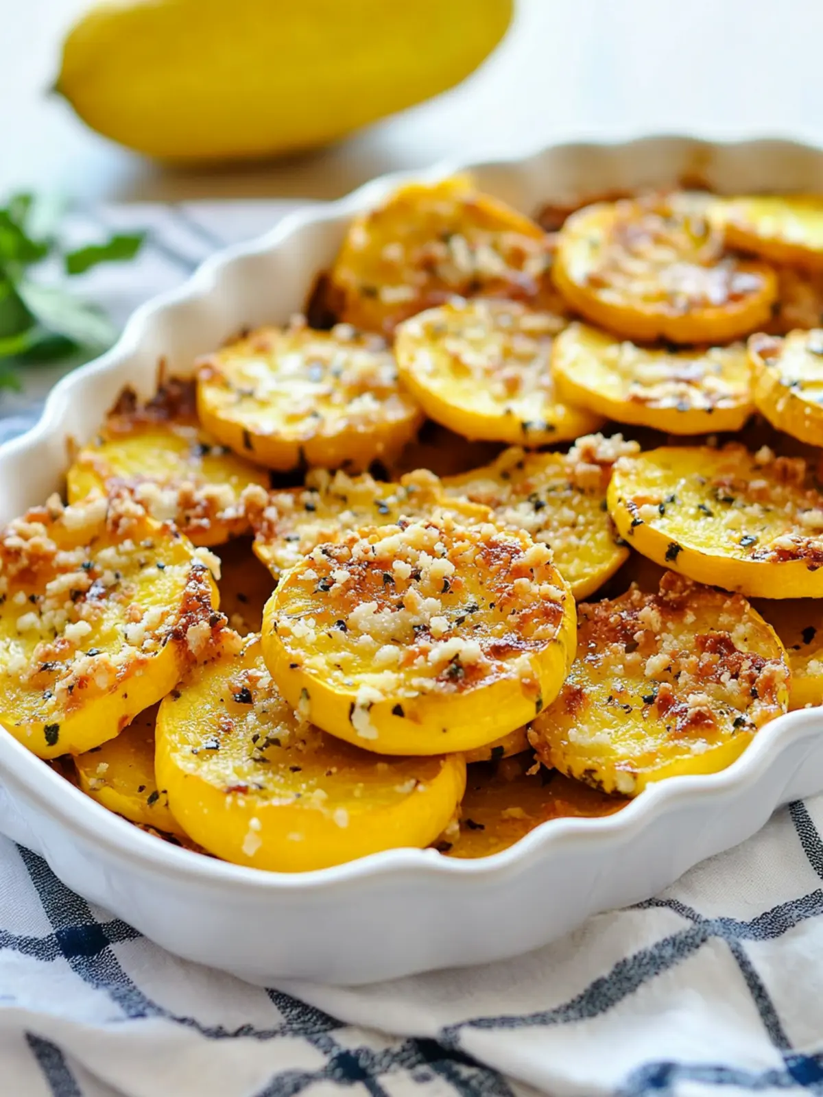 Savor the Creamy Delight of Parmesan Baked Yellow Squash 3 Parmesan Baked Yellow Squash