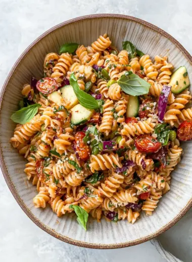 Chili Oil Pasta Salad