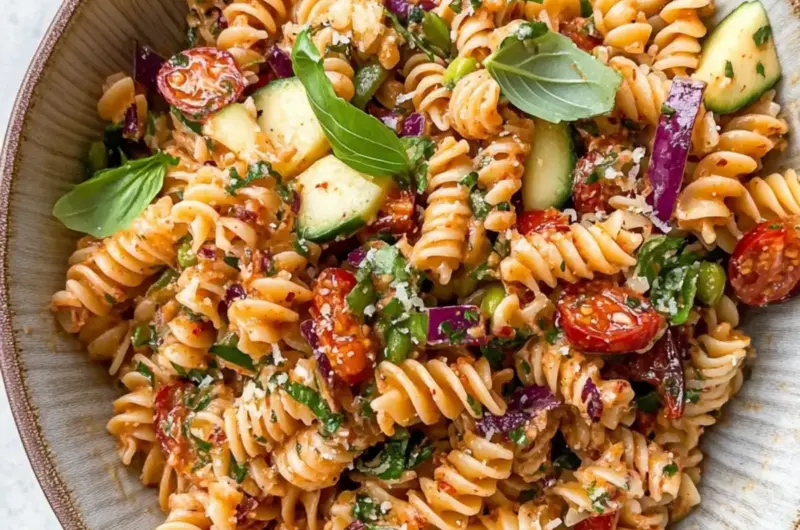 Chili Oil Pasta Salad