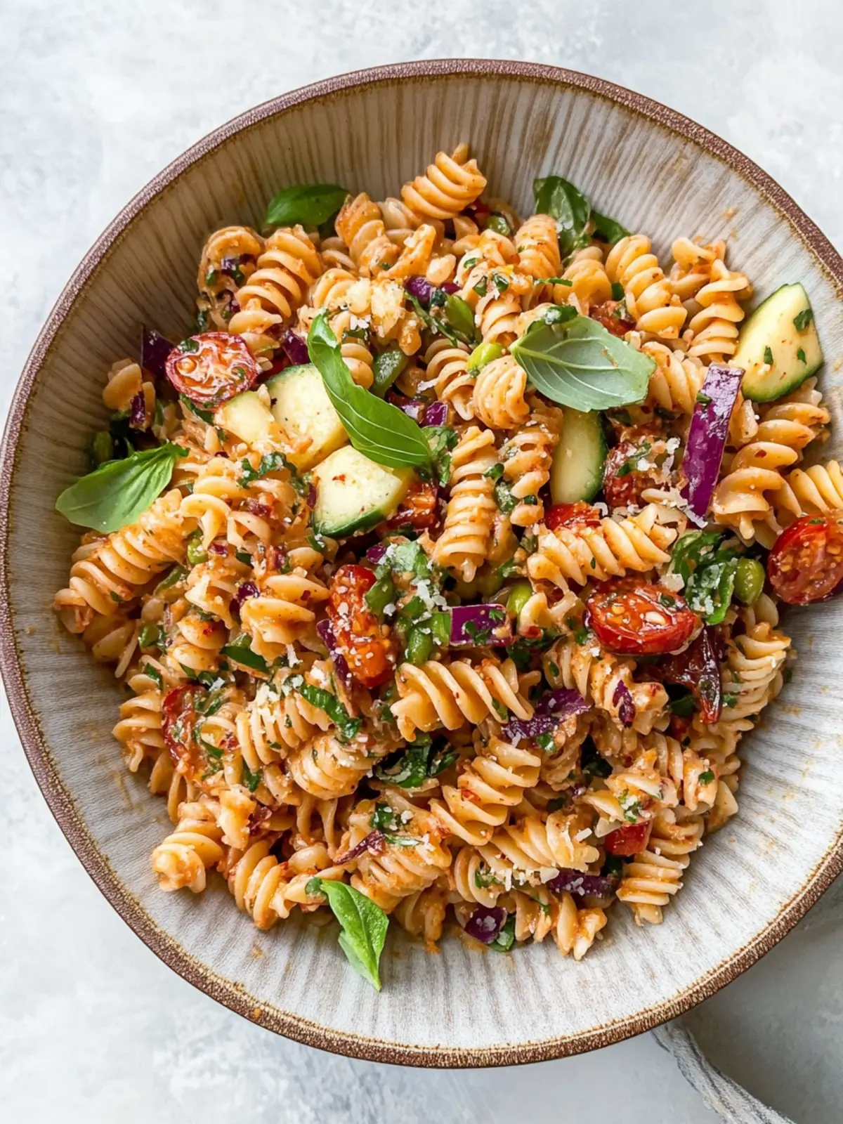 Chili Oil Pasta Salad